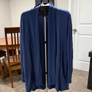 Athleta Deep Blue Knit Cardigan